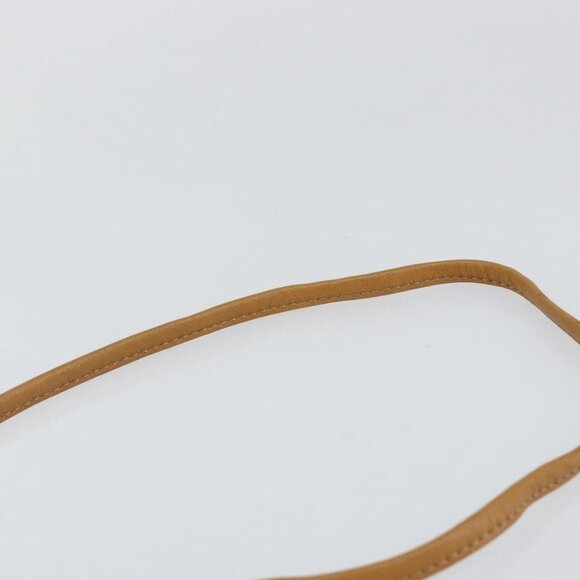 Christian Dior Honeycomb Canvas Shoulder Bag PVC Leather Beige Gold Auth BA7080 - Picture 9 of 16